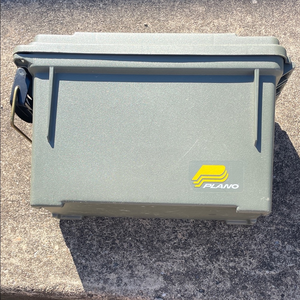One Plano Green Storage Box